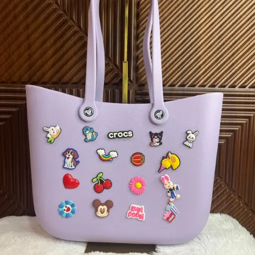 CROCS Bolsa Jibbitz Lila