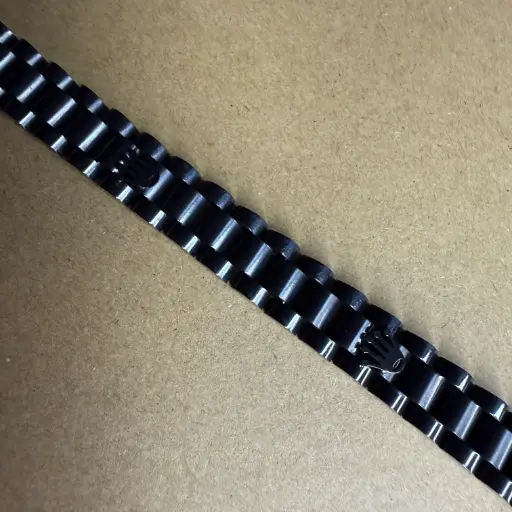 ROLEX Brazalete Acero Inoxidable Negro