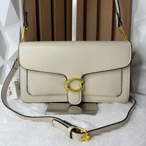 COACH Bolsa Tabby Blanca Hueso c/dorado
