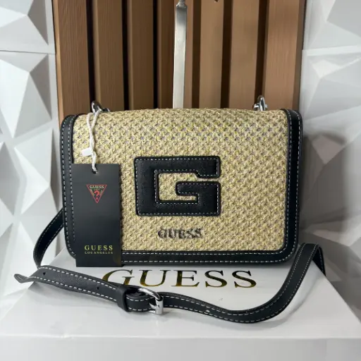 GUESS Bolsa Crossbody Beige
