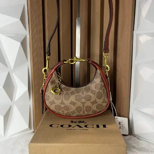 COACH Bolsa Mini Jonie Café