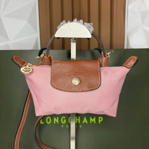 LONGCHAMP Bolsa Le Pliage Mini XS Rosa