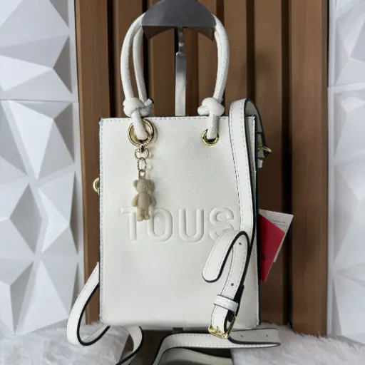 TOUS Bolsa Pop Malva Blanca