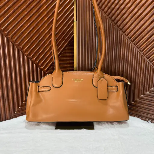 COACH Bolsa Empire Café Camel 