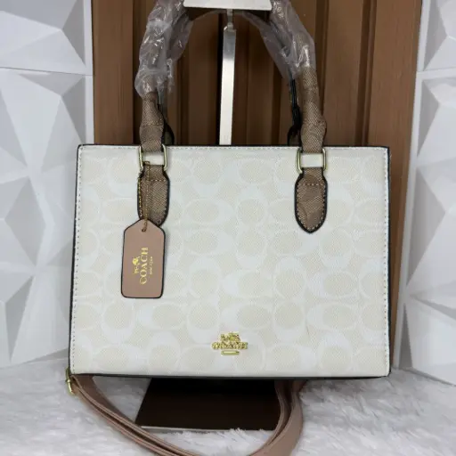 COACH Bolsa Maggie Blanco Holograma