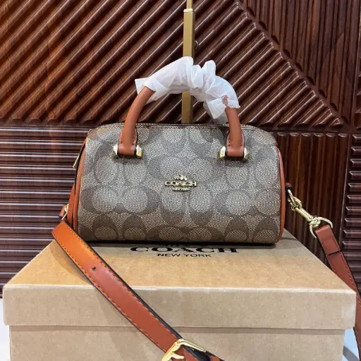 COACH Bolsa Satchel Mini Café