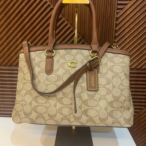 COACH Bolsa Darcie Carryall Café