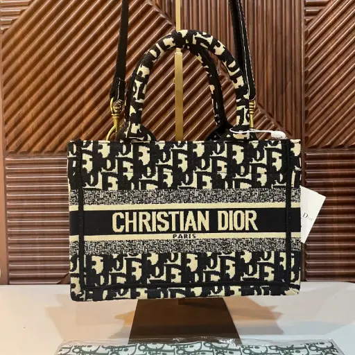 CHRISTIAN DIOR Bolsa Mini Book Tote Azul